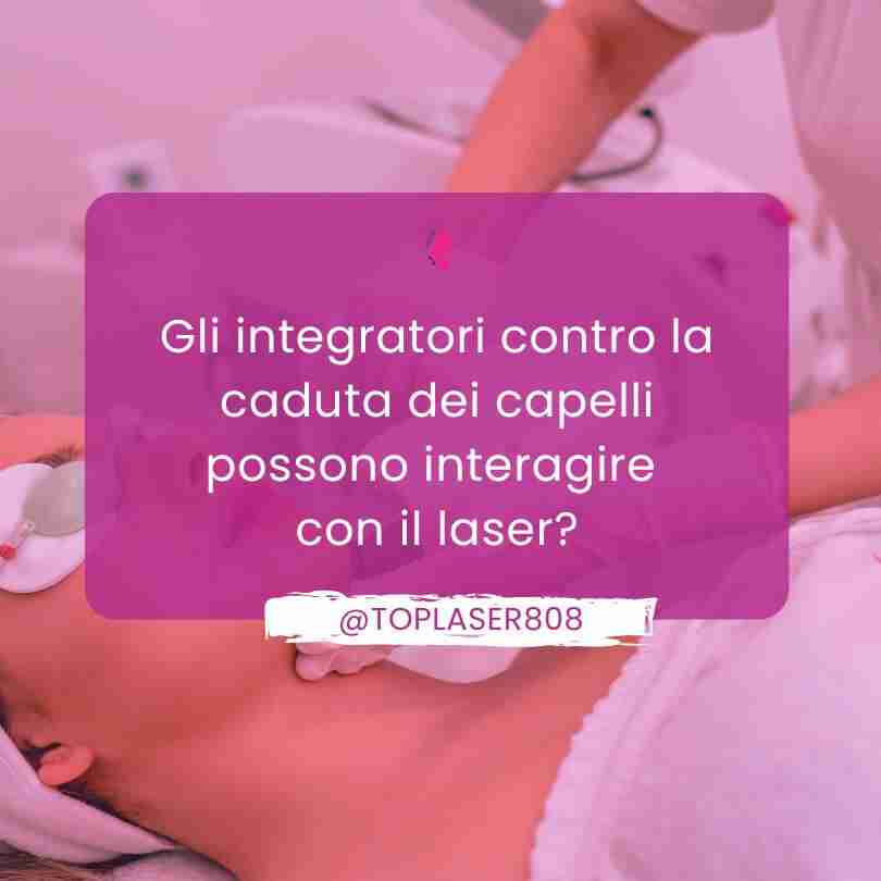 Epilazione laser e integratori